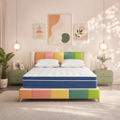 UNZIPE Queen Size Mattress 12 Inch, Medium Firm, Motion Isolation | Targeted Spinal and Back Support, Pressure Relife, Memory Foam Absorbs Vibrations and Reduces Disruption