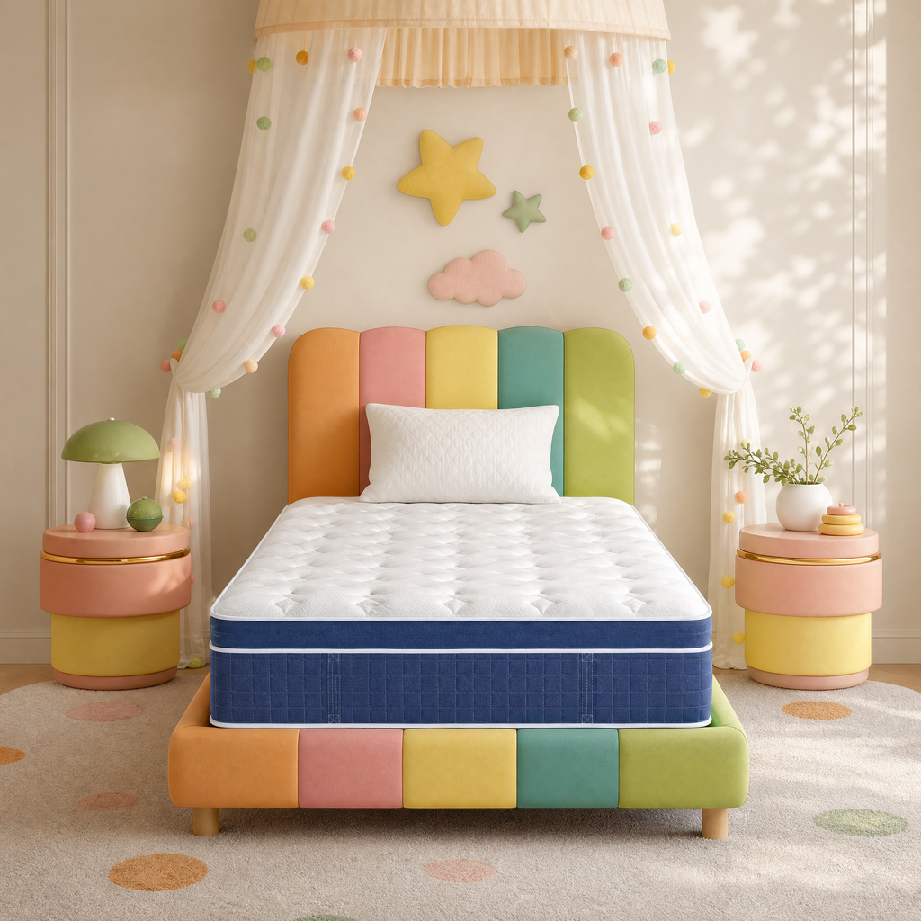 UNZIPE Twin Size Mattress 12 Inch, Medium Firm, Motion Isolation | Targeted Spinal and Back Support, Pressure Relife, Memory Foam Absorbs Vibrations and Reduces Disruption